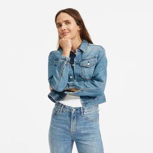 Everlane Cropped Denim Jacket